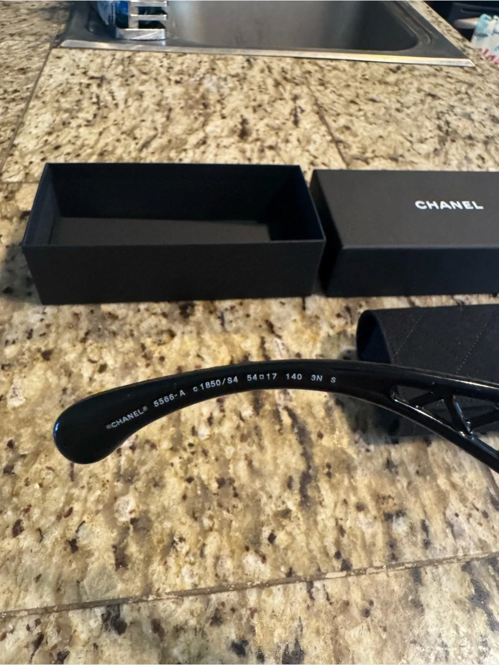 New CHANEL 2026 CH5566 summer collection Black Sunglasses